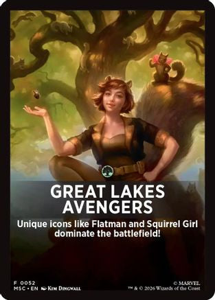 Great Lakes Avengers Theme Card  [Commander: Marvel Super Heroes]