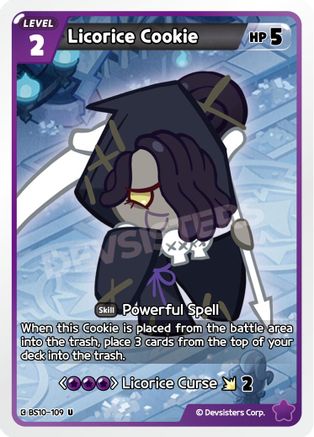 Licorice Cookie (109)