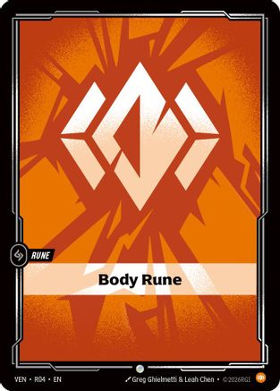 Body Rune (R04) - Riftbound - [Vendetta] Foil