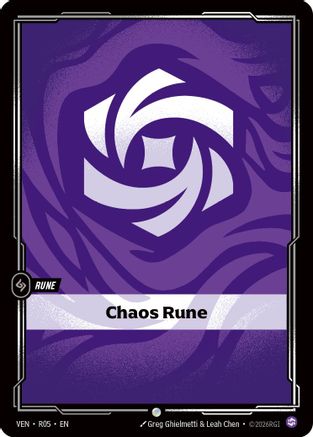 Chaos Rune (R05) - Riftbound - [Vendetta] Foil