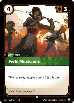 Field Musicians (026/166) - Riftbound - [Vendetta] Foil
