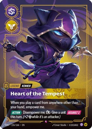 Yordle, Kennen - Heart of the Tempest (155/166) - Riftbound - [Vendetta] Foil