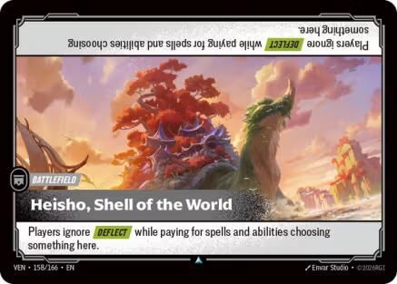 Heisho, Shell of the World (158/166) - Riftbound - [Vendetta] Foil