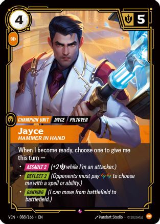 Jayce, Hammer in Hand (088/166) - Riftbound - [Vendetta] Foil