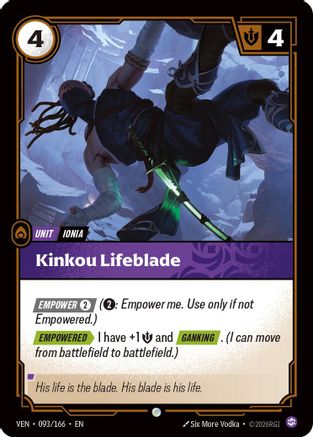 Kinkou Lifeblade (093/166) - Riftbound - [Vendetta]