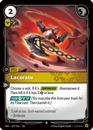 Lacerate (127/166) - Riftbound - [Vendetta] Foil