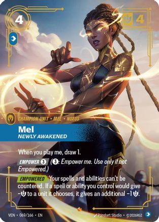 Mel, Newly Awakened (069/166) - Riftbound - [Vendetta] Foil