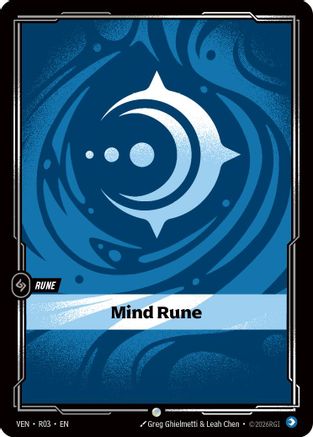 Mind Rune (R03) - Riftbound - [Vendetta] Foil