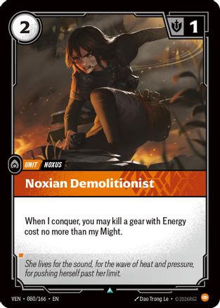 Noxian Demolitionist (080/166) - Riftbound - [Vendetta]
