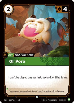 Ol' Poro (029/166) - Riftbound - [Vendetta] Foil