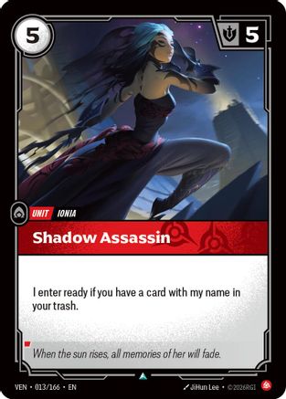 Shadow Assassin (013/166) - Riftbound - [Vendetta] Foil