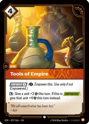 Tools of Empire (077/166) - Riftbound - [Vendetta] Foil