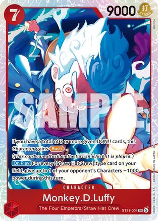 Monkey.D.Luffy (ST31-004) (ST31-004) - [Starter Deck 31: RED Monkey.D.Luffy] Foil