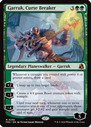 Garruk, Curse Breaker  [Reality Fracture] Foil