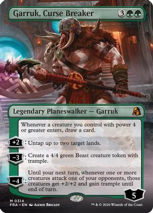Garruk, Curse Breaker (Borderless)  [Reality Fracture]