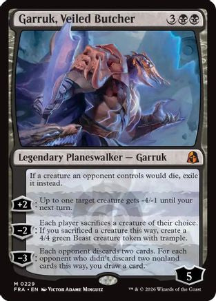 Garruk, Veiled Butcher  [Reality Fracture]