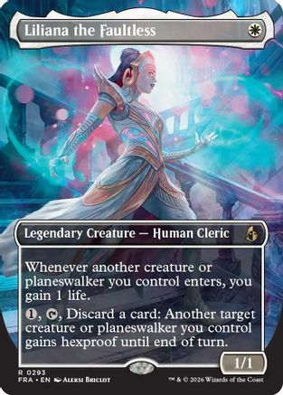 Liliana the Faultless (Borderless)  [Reality Fracture] Foil