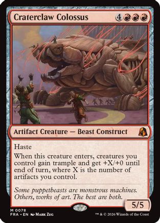 Craterclaw Colossus  [Reality Fracture] Foil