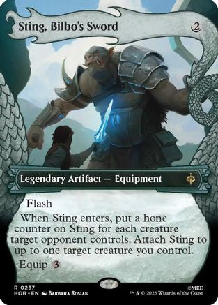 Sting, Bilbo's Sword (Showcase)  [The Hobbit] Foil