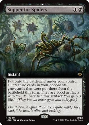 Supper for Spiders (Extended Art)  [The Hobbit] Foil