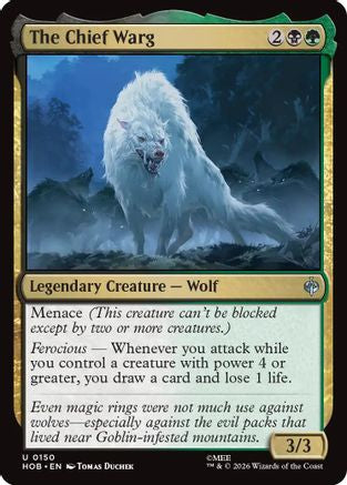 The Chief Warg  [The Hobbit] Foil