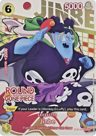 Jinbe (Round 1 Promo) (ST29-005) - [One Piece Promotion Cards] Foil