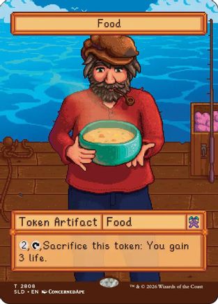Food Token (2808)  [Secret Lair Drop Series] Foil