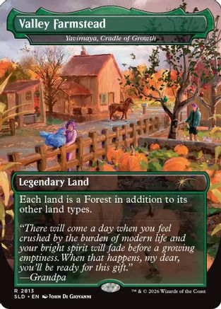 Valley Farmstead - Yavimaya, Cradle of Growth  [Secret Lair Drop Series]