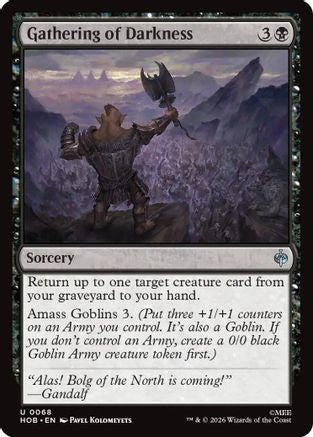 Gathering of Darkness  [The Hobbit] Foil