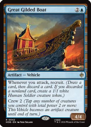 Great Gilded Boat  [The Hobbit] Foil