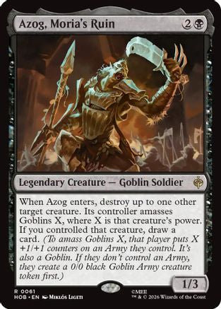 Azog, Moria's Ruin  [The Hobbit] Foil