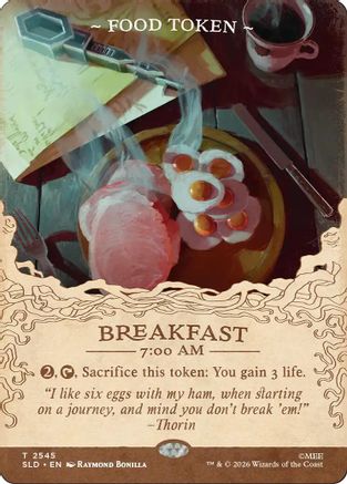 Food Token (2545)  [Secret Lair Drop Series] Foil