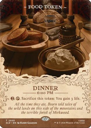 Food Token (2550)  [Secret Lair Drop Series]
