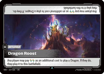 Dragon Roost (157/166) - Riftbound - [Vendetta] Foil