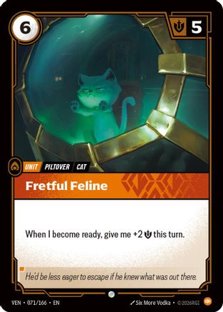 Fretful Feline (071/166) - Riftbound - [Vendetta] Foil