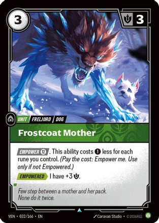 Frostcoat Mother (032/166) - Riftbound - [Vendetta] Foil