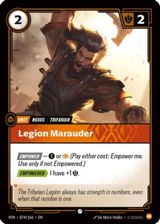 Legion Marauder (074/166) - Riftbound - [Vendetta] Foil