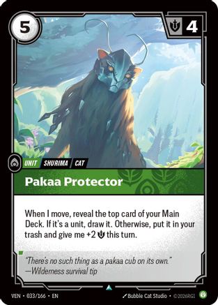 Pakaa Protector (033/166) - Riftbound - [Vendetta] Foil