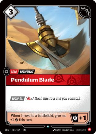 Pendulum Blade (011/166) - Riftbound - [Vendetta]
