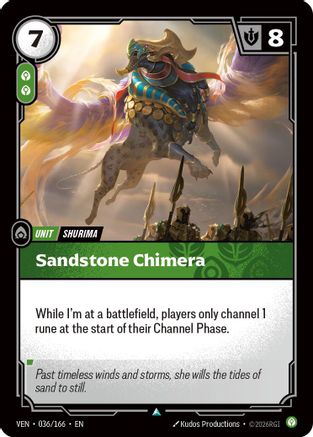Sandstone Chimera (036/166) - Riftbound - [Vendetta] Foil
