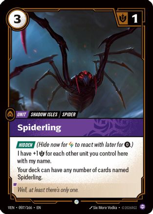 Spiderling (097/166) - Riftbound - [Vendetta]