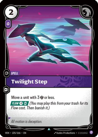 Twilight Step (105/166) - Riftbound - [Vendetta] Foil