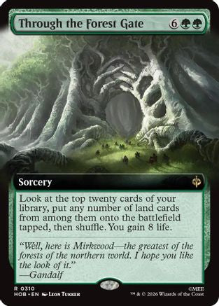 Through the Forest Gate (Extended Art)  [The Hobbit] Foil