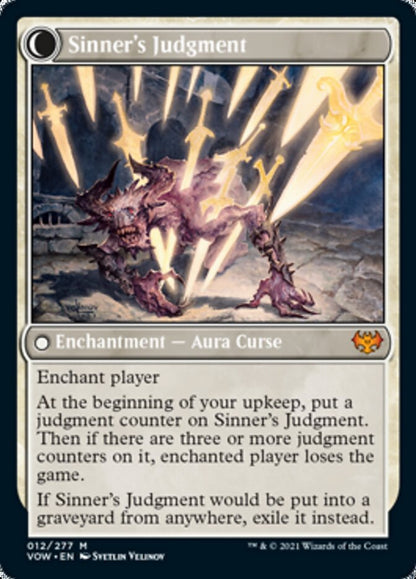 Faithbound Judge // Sinner's Judgment [Innistrad: Crimson Vow] Foil