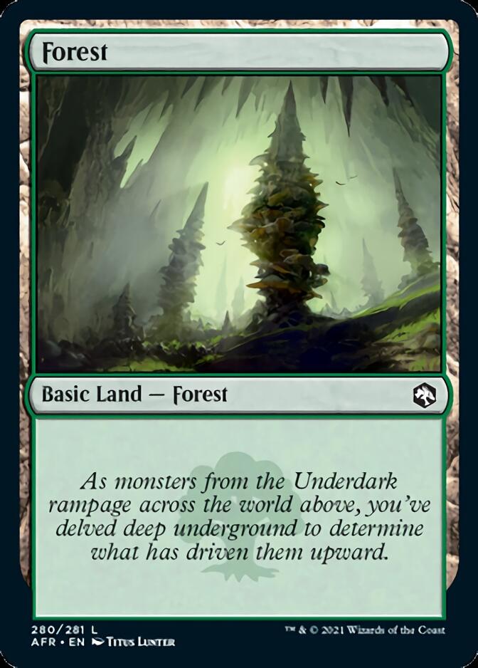 Forest (280) [Dungeons & Dragons: Adventures in the Forgotten Realms] Foil