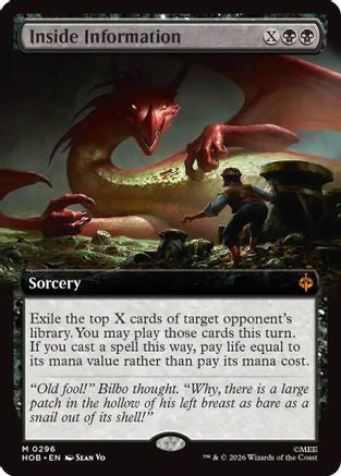 Inside Information (Extended Art)  [The Hobbit]
