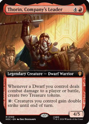 Thorin, Company's Leader (Extended Art)  [The Hobbit: Eternal-Legal] Foil