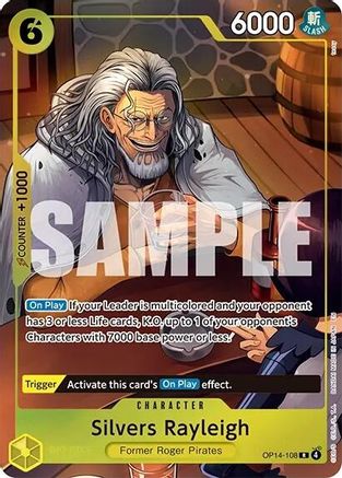 Silvers Rayleigh (One Piece Card Game Illustration Box Vol. 7) (OP14-108) - [One Piece Promotion Cards] Foil