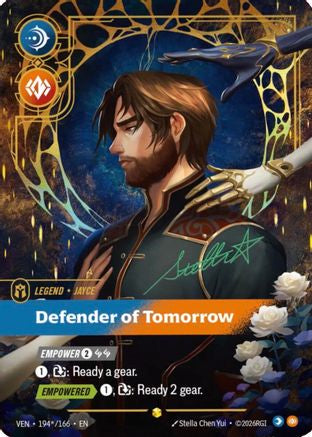 Jayce - Defender of Tomorrow (Signature) (194*/166) - Riftbound - [Vendetta] Foil