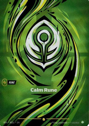 Calm Rune (R02a) (R02a) - Riftbound - [Vendetta] Foil